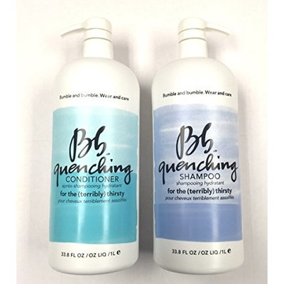 Bumble and Bumble Quenching Shampoo 33.8oz and Quenching Conditioner 33.8oz Liter Duo