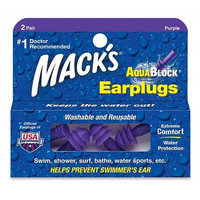 Mack's AquaBlock Earplugs, 2 Pairs 2.0 pr(pack of 4)