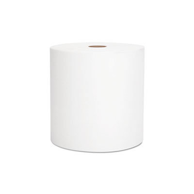 SCOTT Recycled Hard Roll Towels, White, 8 x 800ft, 12/Carton