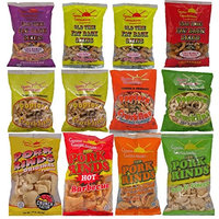 Low Carbohydrate Pork Rind Sampler 12 Pack
