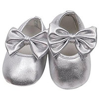 Koly Toddler kids Baby Prewalker Soft Sole Anti-Slip bowknot Shoes