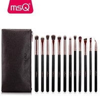 12pcs Eyeshadow Makeup Brushes Set Pro Rose Gold Eye Shadow Blending Make Up Brushes Soft Synthetic Hair For Beauty Eye Makeup Brushes Set