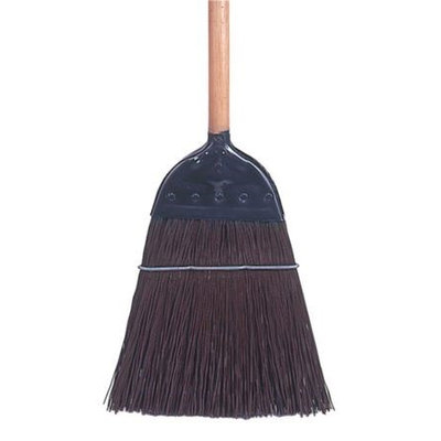 TOUGH GUY 30E836 Upright Broom, Metal Cap,45 In. L