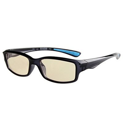 LianSan Womens Mens Tinted Computer Reading Glasses TR Frame Blue Light Blocking Eye Strain Readers Anti Glare 1.5 2.0 1.0 2.5 3.0 3.5 LS8515G Blue (+3.00)