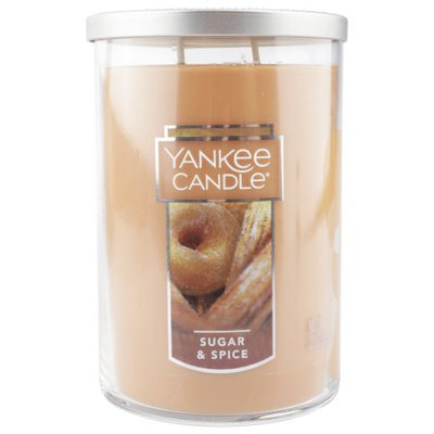 Newell Brands Yankee Candle Large 2-Wick Tumbler Candle, Sugar and Spice