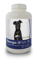 Healthy Breeds 840235141723 Mutt Omega-3 Fish Oil Softgels 180 Count