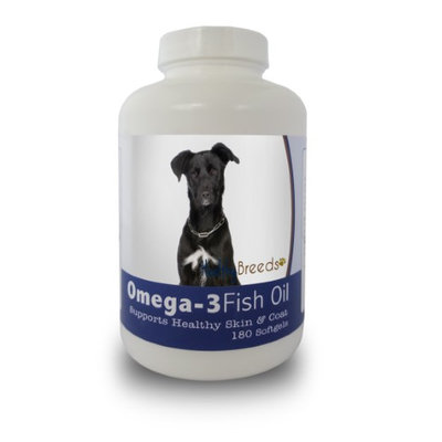 Healthy Breeds 840235141723 Mutt Omega-3 Fish Oil Softgels 180 Count