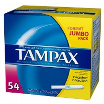Tampax Tampons with Anti-Slip Grip Cardboard Applicator Super