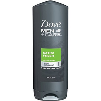 Dove Men + Care Body & Face Wash, Extra Fresh 18 oz (7 Pack)