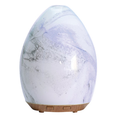 Ultrasonic Glass Swirl USB Essential Oil Diffuser Now Foods 1 Unit Diffuser