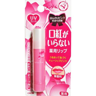 OMI Corp MENTURM Color Lip Cream Faintly Pink SPF12 3.5g (Japan Import)