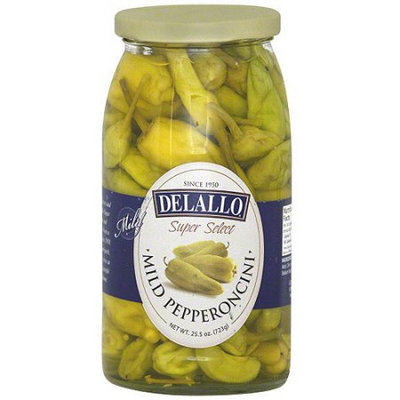 Delallo Mild Pepperoncini, 25.5 oz (Pack of 6)