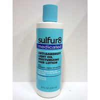 (Pack of 3) Sulfur8 Medicated Anti-dandruff Light Oil Moisturizing Hair Lotion 8 Oz : Beauty