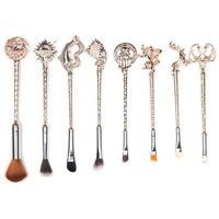 Game of Thrones Brushes - Cosmetic Makeup Collection Set of 8 Brushes Gift for the Coming Chrismas.