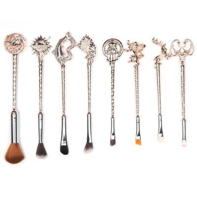 Game of Thrones Brushes - Cosmetic Makeup Collection Set of 8 Brushes Gift for the Coming Chrismas.