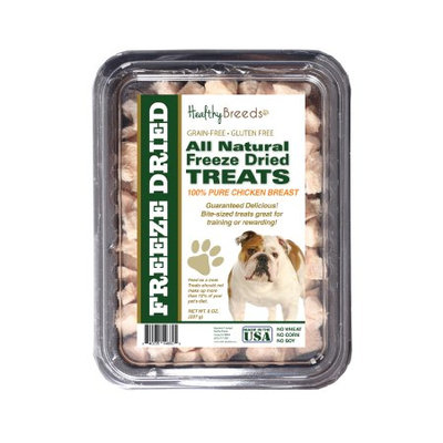 Healthy Breeds 840235146605 8 oz Bulldog All Natural Freeze Dried Treats Chicken Breast