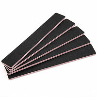 10 Pcs Square Black Sanding Nail File Stick Double Sided Nail Buffer Files Nail Art Tips Sanding Blocks Nail Manicure Tools