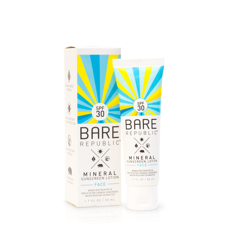 Bare Republic Mineral SPF 30 Face Sunscreen Lotion Reviews 2019