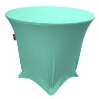 LA Linen TCSpandex30Rx30H-MintX44 Round Spandex Tablecloth Mint - 30 x 30 in.