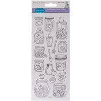 Multicraft Imports SS620-K 4 x 9 in. Living In Color Glittered Art Therapy Stickers - Mason Jar