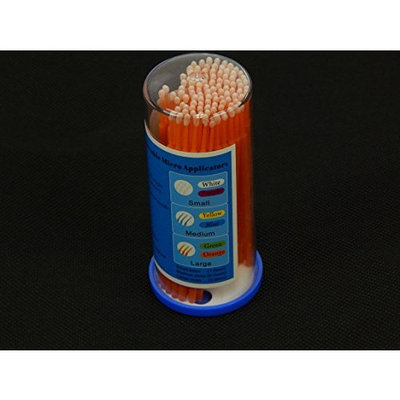Micro Brush Swab Applicators Eyelash Extension 100 pcs Choose (Large 3.0mm)