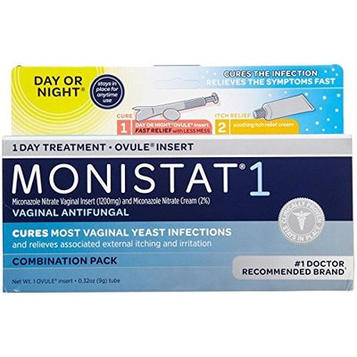 MONISTAT 1 Combination Pack Day or Night 1 EA - Buy Packs and SAVE (Pack of 3)