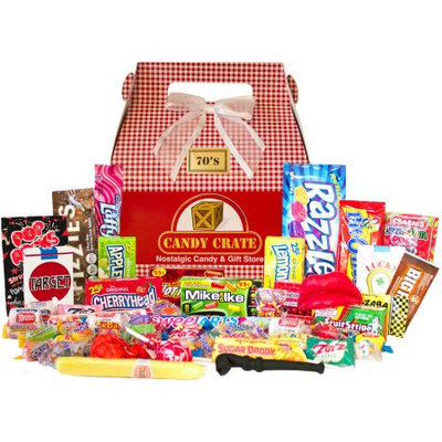 Candy Crate Holiday 1970s Retro Candy Gift Box