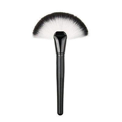NEJLSD Professional Fan Makeup Brushes,Soft Face Powder Fan Shape Premium Makeup Brush Set, Blending Blush Face Powder Brush Makeup Brush