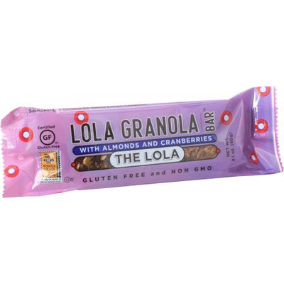 Lola Granola Bar Granola Bar - The Lola - Almonds and Cranberries.
