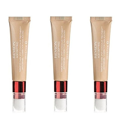 Revlon Targeted Dark Spot Concealer, Medium Deep, 0.22 Oz (3 Pack) + FREE Luxury Luffa Loofah Bath Sponge On A Rope, Color May Vary