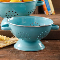 Gibson Oveseas Inc. The Pioneer Woman 5-Quart Metal Turquoise Colander