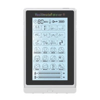 HealthmateForever T24AB3 Best TENS Unit EMS Device Mini ElectroTherapy Machine For Pain Relief ElectroTherapy Pulse Massager E Stim Unit Handheld Elecro stimulation - White