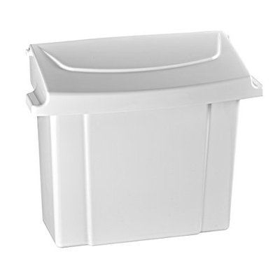 Alpine Sanitary Napkins Receptacle - Feminine Hygiene Products, Tampon & Waste Disposal Container - Durable ABS Plastic - Seals Tightly & Traps Odors -Easy Installation Hardware Included
