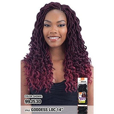 MODEL MODEL SYNTHETIC HAIR CROCHET BRAIDS GLANCE GODDESS LOC 14