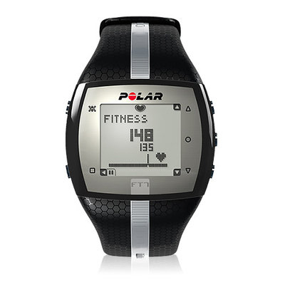 Polar FT7 Training Computer Watch Displays Workout Summary & Smart Coaching - Black/Silver