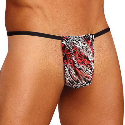 Male Power Mens Leopard Lace Posing Strap