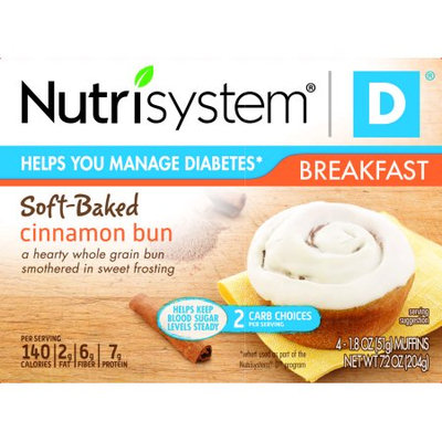 Nutrisystem D Cinnamon Buns, 1.8 oz, 4 count