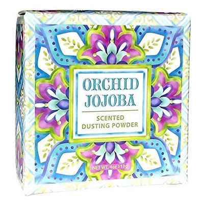 Greenwich Bay Luxury Dusting Powder w/puff (Orchid Jojoba) by Greenwich Bay Trading Company