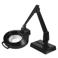 Dazor Circline Desk Base 28-Inch Magnifier - 11-Diopter 3.75X - Black