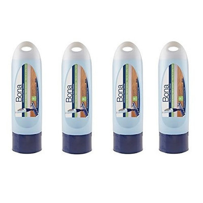 Bona 34 oz Hardwood Floor Cleaner Refillable Cartridge (Pack of 4) by Bona