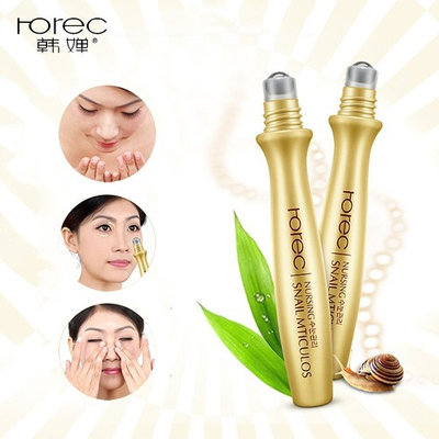 Snail Essence Eye Cream Moisturizing Nourishing Roll-on Eye Cream Dark circles removed