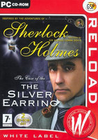 Cdv Sherlock Holmes Silver Earring