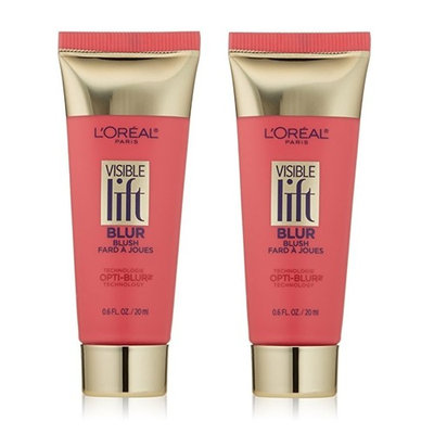 L'oreal Paris Visible Lift Blur Blush, 503 Soft Berry, 0.6 Fluid Ounce (2 Pack) + LA Cross Blemish Remover 74851