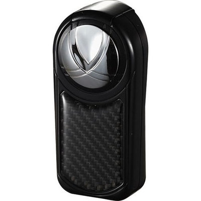 Visol Dobrev III Triple Jet Flame Black Carbon Fiber Cigar Lighter (Set of 3)
