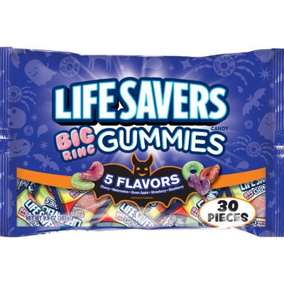 Life Savers Big Ring Gummies Candy, 30 count, 9.9 oz