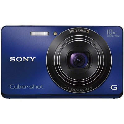 Sony Cyber Shot DSC-W690 16.1MP Blue Digital Camera