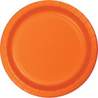 Club Pack of 192 Sunkissed Orange Disposable Paper Party Luncheon Plates 7