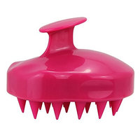 Hair Scalp Brush , HTIANC Scalp Care Brush Massage Silicone Soft Comb for Men Women Kids and Pets (Rose Red)