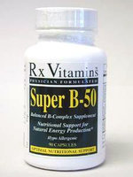 Rx Vitamin's Rx Vitamins, Super B-50 90 caps