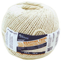 Wellington Puritan Twisted Baler Twine, NO 16 510 ft L, 2 lb, Cotton, Natural
